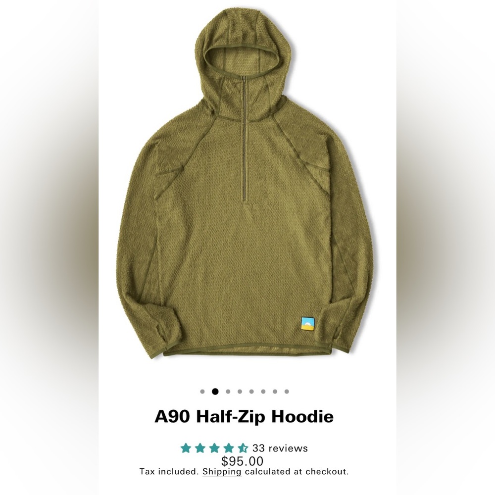 Senchi Designs A90 Half-Zip Hoodie